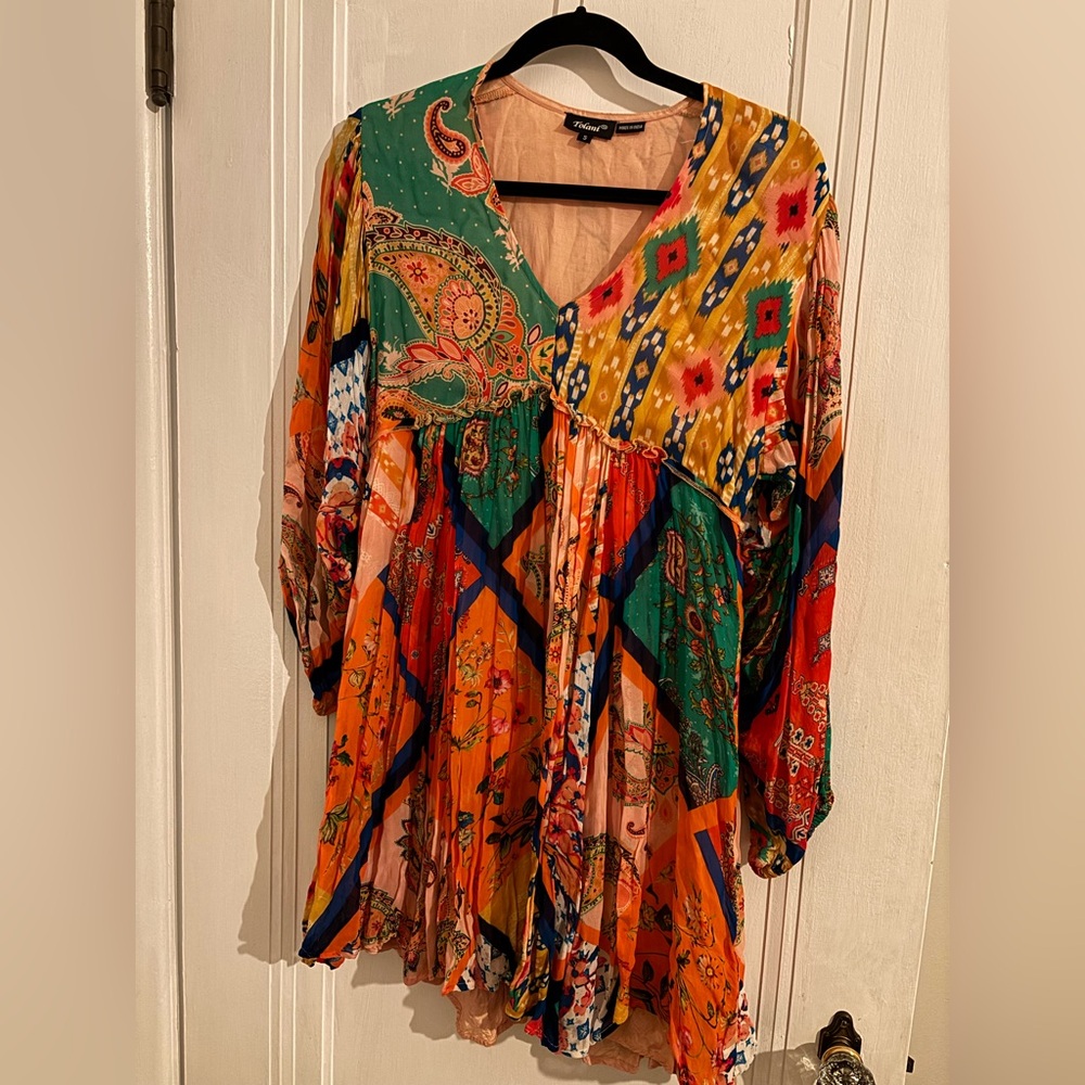 Tolani Colorful Bohemian Women's Dress